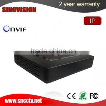 4CH 1080P network video recorder NVR, support 1 SATA