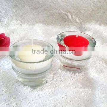 wedding decorative colored paraffin wax water floating candel