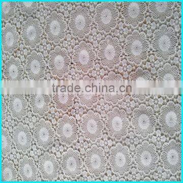 Floral African Lace Fabrics for Wedding Dress photo-3