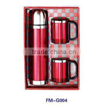 Fashional stainless steel vacuum mug gift set