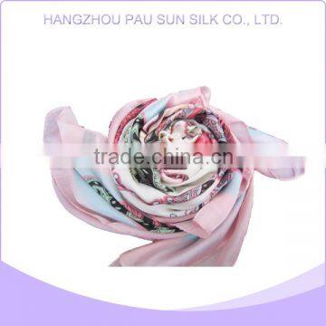 Fashion print 100% polyester butterfly scarf