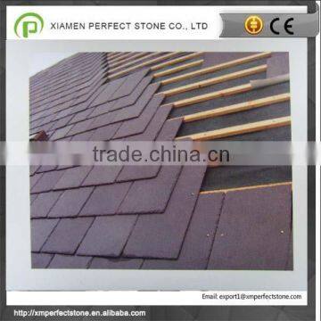 Red slate tile roofing slate