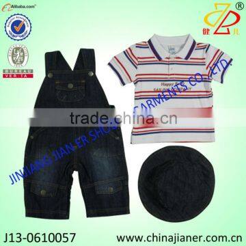 2014 new design children clothes kids clothing summer children boy wear set