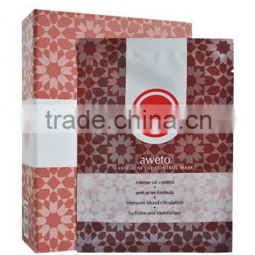 OEM ODM Aweto anti acne oil control face mask