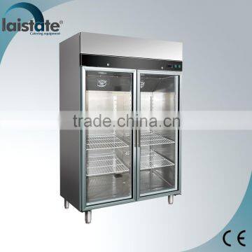 2 Glass Door Refrigerated Ventilated Vertical Showcase