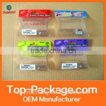 PVC clear pillow box with hook