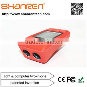 USB rechargeable riding data track lighting system