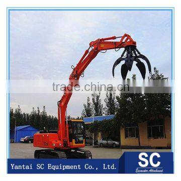 High quality excavator Hydraulic Orange Peel Grab Bucket for scrap steel