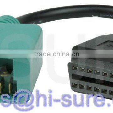 J1962 OBD cable Female to 6P cable for obd2 scanner for isuzu truck