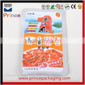 free samples bag fatory foil packaging for trading cards