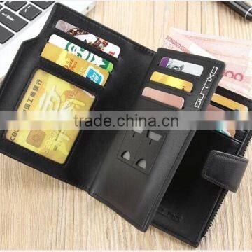 Most Polular Man's Pu Wallet, Leather Wallet With Embossed Logo photo-4