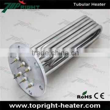 Topright Stainless Customized 1500w Immersion Tubular Heater Used for Steamer Heating Element photo-3