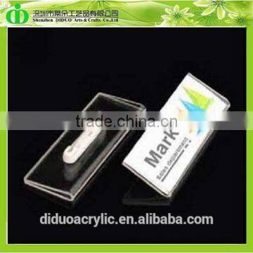 DDB-0045 Trade Assurance Chinese Factory Wholesale SGS Test Clear Acrylic Chest Card