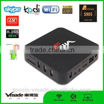 cheapest android tv box S905 KODI TV BOX 16.0 android 5.1 1GB ram and 8GB rom