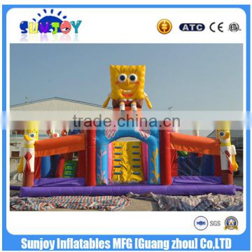 Factory price colorful kids inflatable amusement park fun city for sale