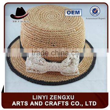 Fashion cheap wholesale natural grass boater hat