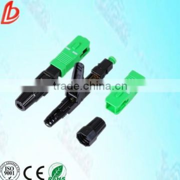 Quick SC/APC Optical Fiber Fast Connectors,FTTH SC Fusion splice fast connector