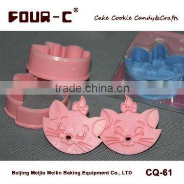 Plastic cartoon cookie cutters,christmas cookie decorating tools