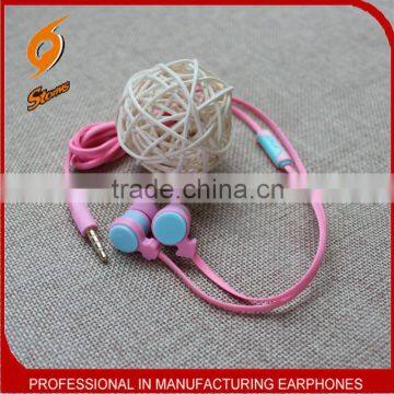Fashionable Earphone,Colorful Earphones ,Flat Cable Earphone. photo-2