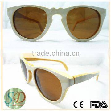 Eye Glasses Frames Bamboo And Wood Sun Glasses With Polarized Lense