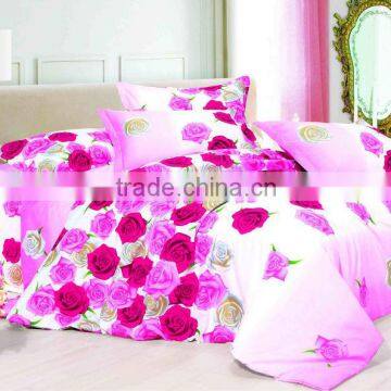 100% polyester pigment printing,india product,china supplier,flower duvet cover