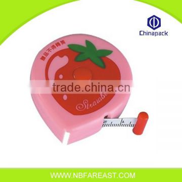 China top manufacturer cute shaped pink small tape measure