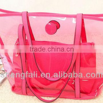 Clear plastic carry bags