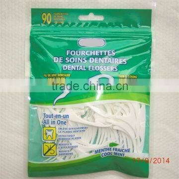 UMHWP and PTFE floss thread dental flossers toothpick