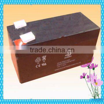 12v1.3ah VRLA sealed lead acid battery for attendance machine