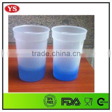 16 oz bpa free plastic color changing tumbler