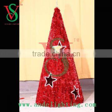 christmas light motif LED 3D garland cone tree light holiday lighting