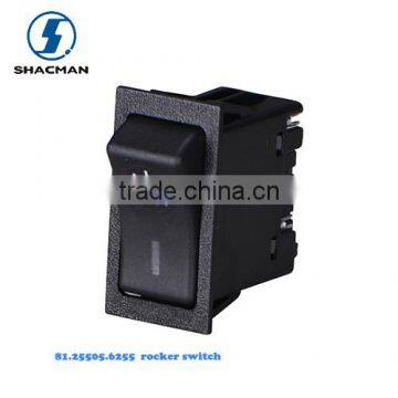 SHACMAN LIGHT ROCKER SWITCH 81.25505.6255, OEM rocker switch