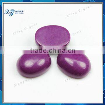 9*11MM Alibaba wholesale cabochons favorable prices oval shape lab created loose gemstones purple red turquoise gem for jewelry