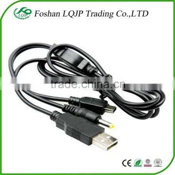 2 in 1 USB Data Transfer Charger Charging Cable Lead Cord for PSP 1000 2000 3000 Data Cable