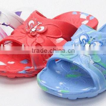 2015 new fashion casual summers latest design kids girls eva slippers