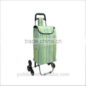 Wholesale Folding Titanium Alloy 6 Wheeled Shopping Cart For Climbing Stair photo-3