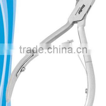 Double spring stainless steel professional cuticle nail nipper size 13.5 cm