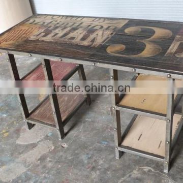 RECYCLE WOOD STUDY DESK