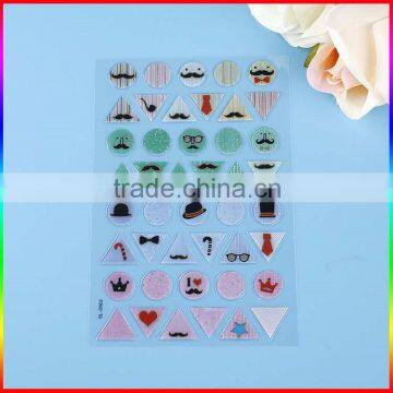 Promotional Beautiful Glass Decoration Sticker/crystal Stickers photo-4