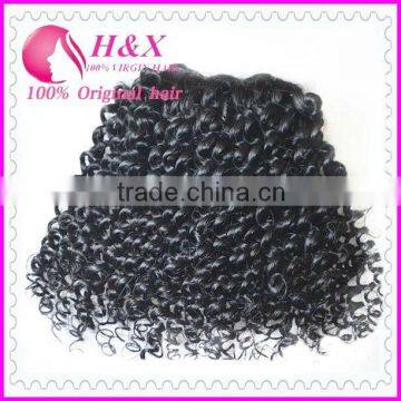 full cuticle tangle free virgin remy mongolian kinky curly hair extensions