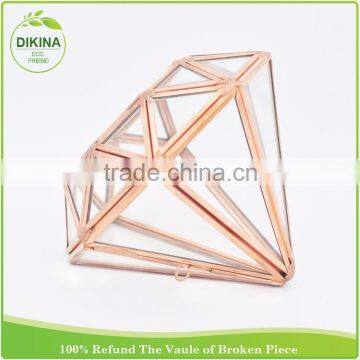 wedding reception decorations Wholesale Geometric glass country rustic vases