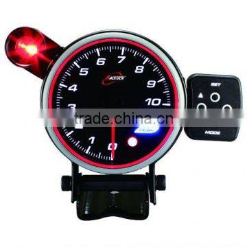 80mm angel ring Tachometer gauge w/ warning and peak recall
