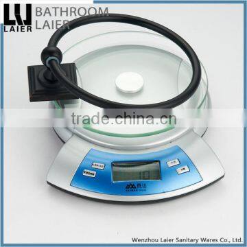 Elegant Wholesale Prices Zinc Alloy ORB Finishing Bathroom Accessories Wall Mounted Towel Ring photo-6