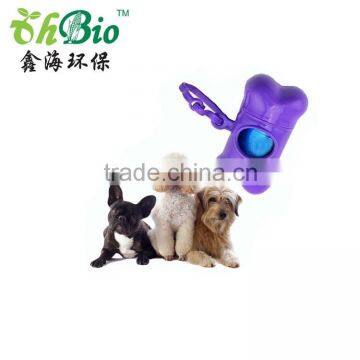 wholesale EPI biodegradable dog waste bag with kratf box and dispenser