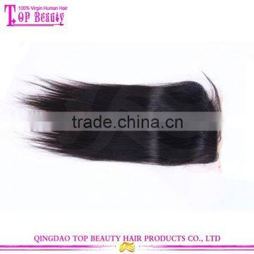 Top quality silky straight Brazilian virgin human hair remy lace front closure with baby hair