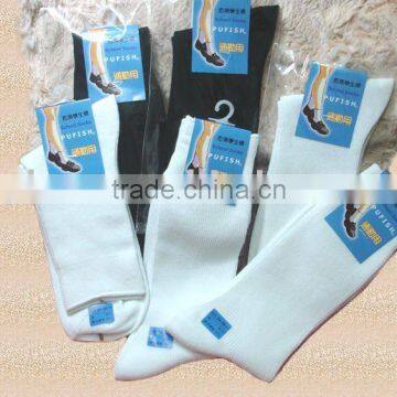 Kintted White School Socks