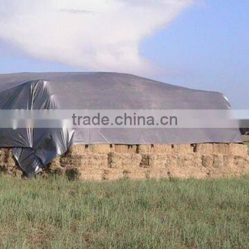 15' x 54' Dry Top Super Heavy Duty Silver/Black 12-mil Hay Tarp,15' x 54' Hay Tarp - Silver Black Poly photo-5