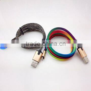 Premium Quality USB 2.0 Shoelace LED Light Charger Cable for Chargers photo-3