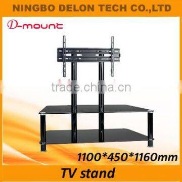 65 inch 40kg 10mm modern Glass aluminum TV plasma LCD led TV STAND Holder