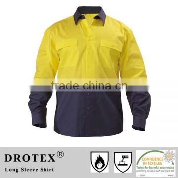 AS/NZS 1906 Hi-Visibility Flame Retardant Cotton Shirt for Austrilia Market